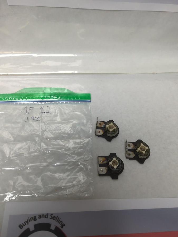 Used WESTINGHOUSE,AF-1.2,OVERLOAD THERMAL HEATER RELAY LOT OF 3 MISSING SCREWS USED