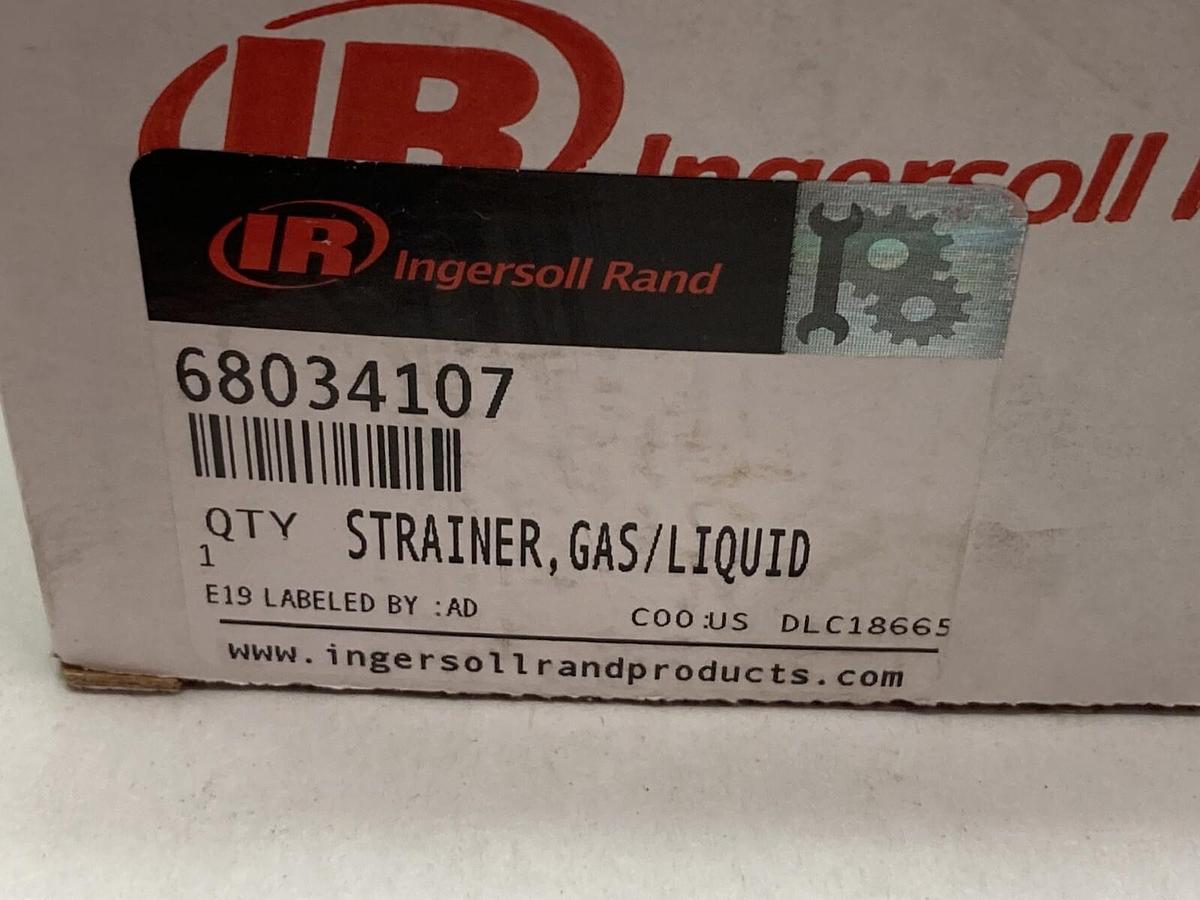 Ingersoll-Rand,68034107,Gas/Liquid Strainer