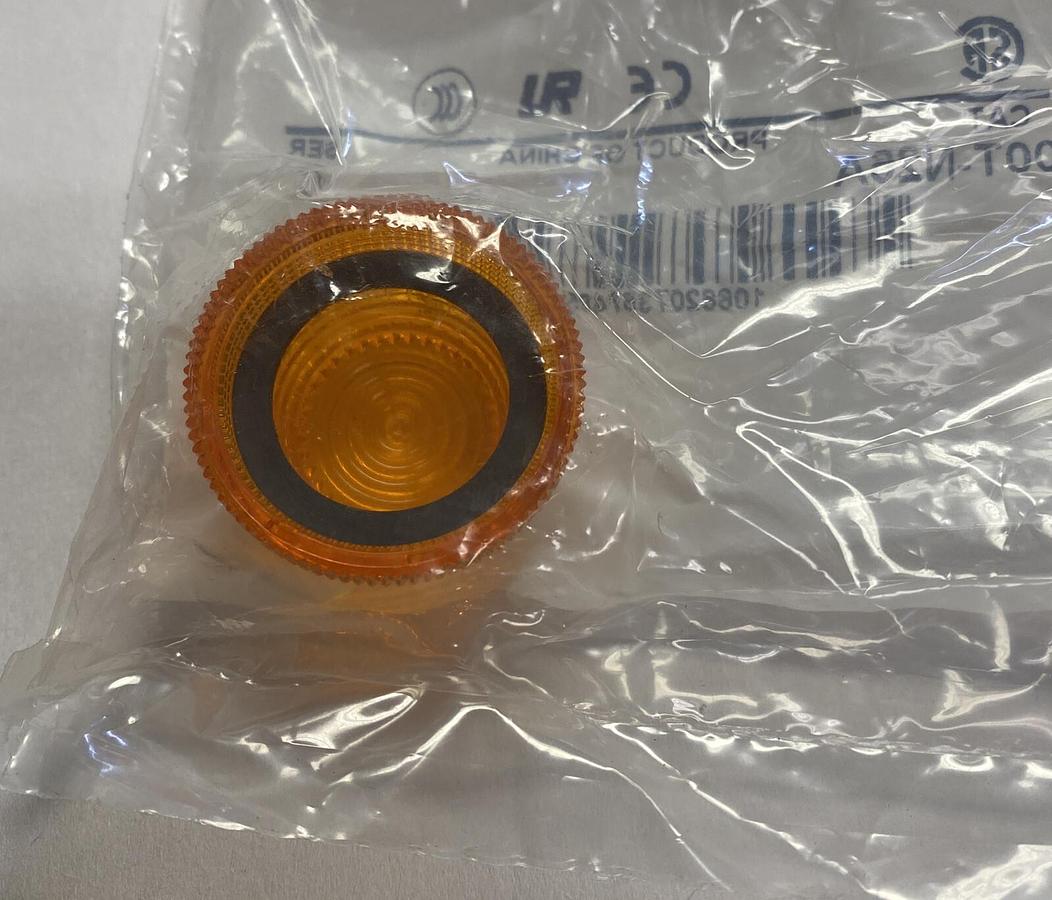 ALLEN BRADLEY,800T-N26A,SER C AMBER PILOT LIGHT CAP LOT OF 4 NEW