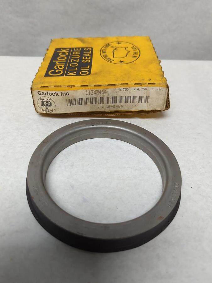 GARLOCK KLOZURE,113X2464,OIL SEAL 3.750 X 4.750 X .625 INCH NOS