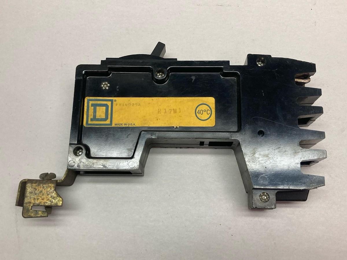 Used Square D,FY-14015-A,I-Line Circuit Breaker 15A 277Vac