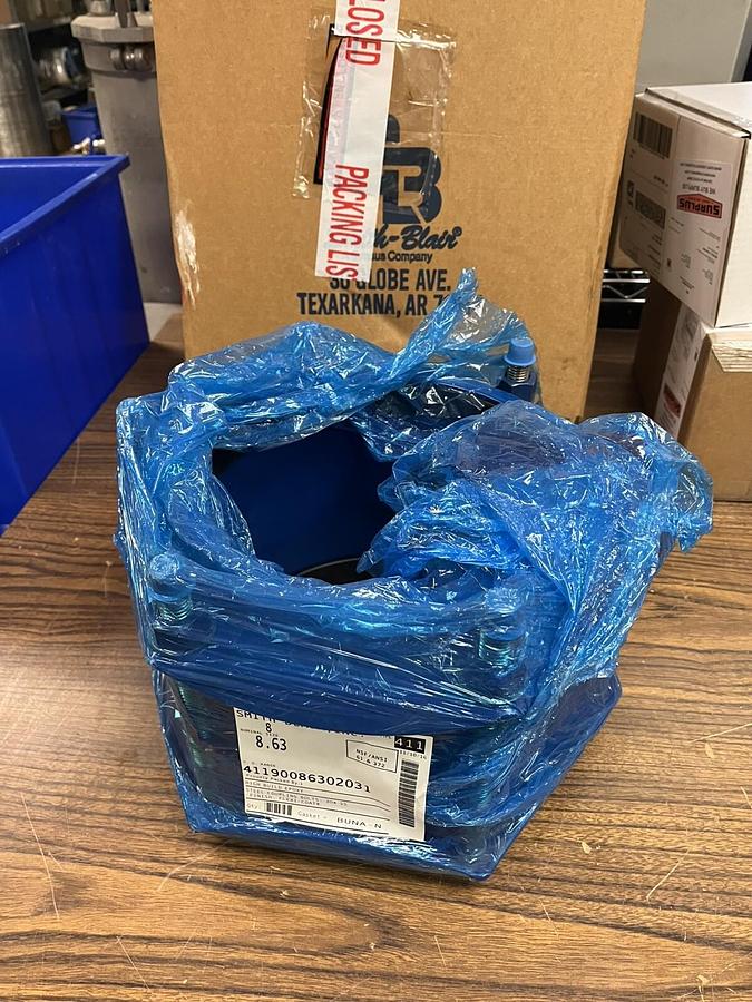 SMITH BLAIR,41190086302031,STEEL COUPLING NOMINAL SIZE 8" 8.63 OD RANGE