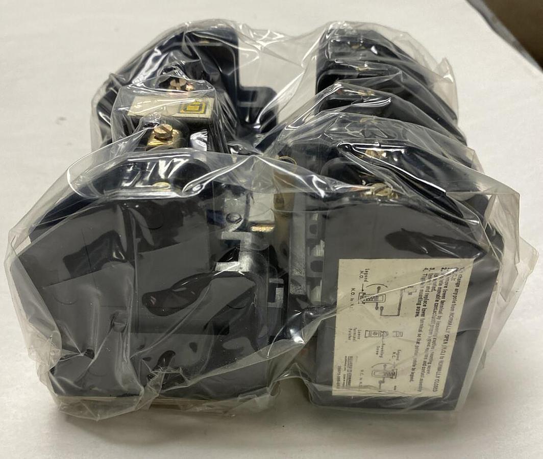Square D,8501 H0-80,AC Relay Control Series D 15AMP Coil 110/120V 50/60HZ NOS