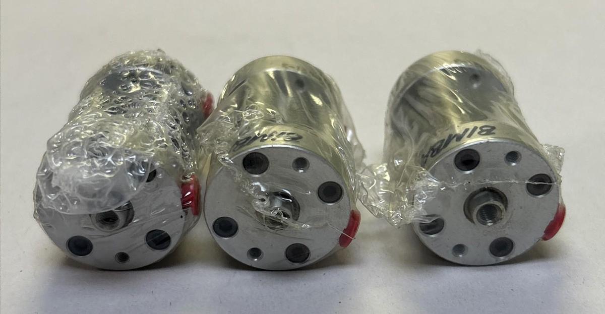 BIMBA,FOS-021-3,SINGLE ACTING PNEUMATIC CYLINDER LOT OF 3 NOS