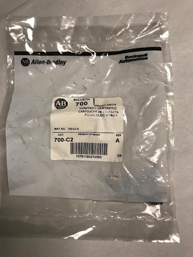 Used Allen Bradley,700-C2,Front Deck Contact Cartridge lot of 2