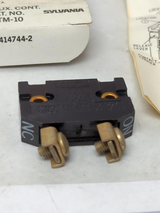 SLYVANIA,KTM-10,AUXILIARY CONTACT NOS