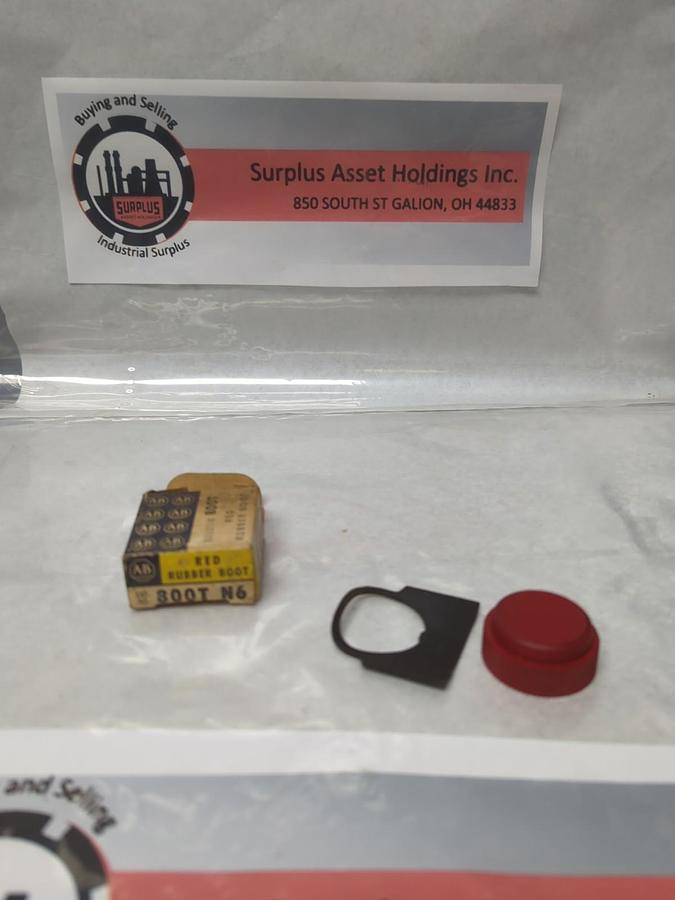 ALLEN BRADLEY,800T N6,RED RUBBER BOOT NOS