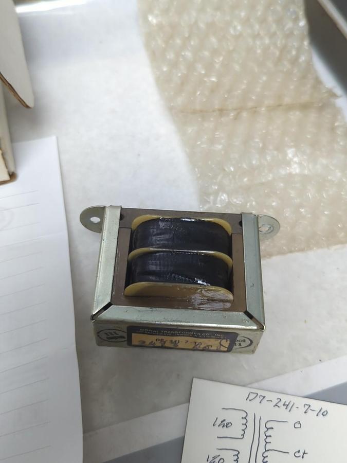 SIGNAL TRANSFORMER,DP-241-7-10,TRANSFORMER NOS