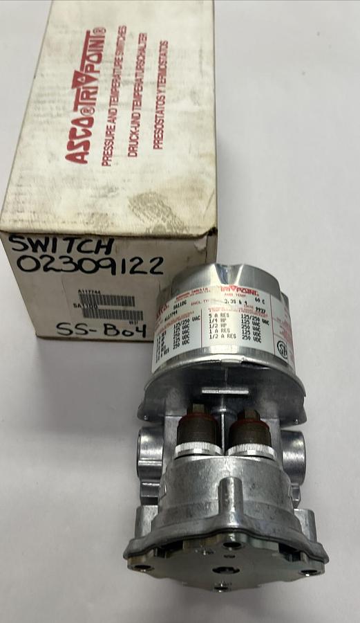 Used ASCO,SA11DG,PRESSURE SWITCH NEW