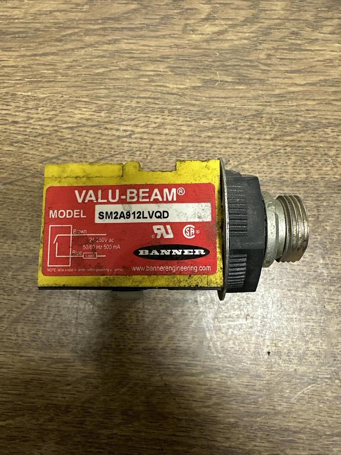 Used Valu-Beam,SM2A912LVQD,Photo Electric Sensor