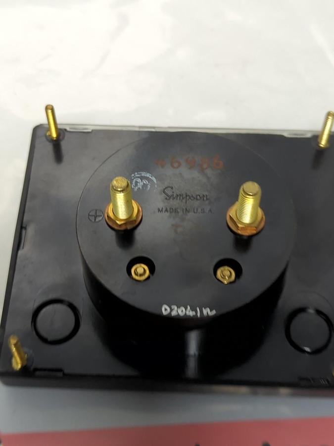 Used SIMPSON,46986,PANEL METER 0-750 F.P.M PRE-OWNED