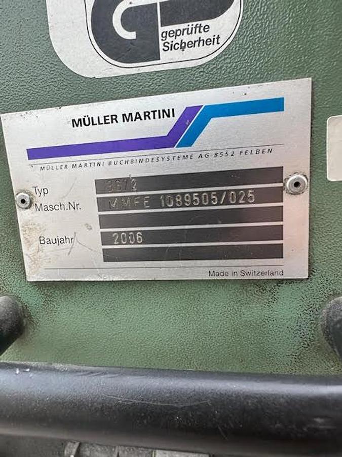 Used Muller Martini Zenith S Binding Line