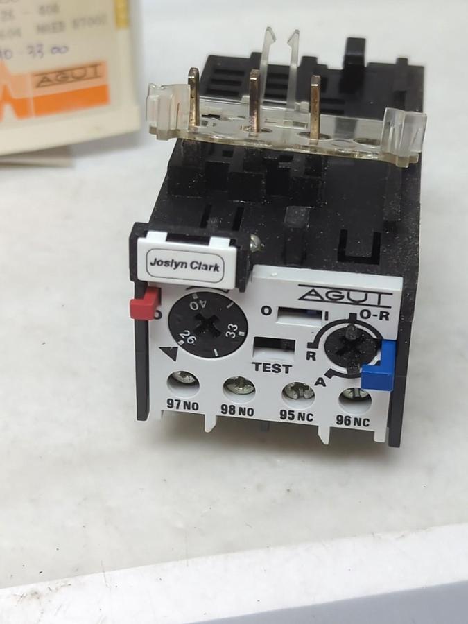 JOSLYN CLARK/AGUT,5A604,CONTACTOR RILO-33 T/TPR 26-40A NOS
