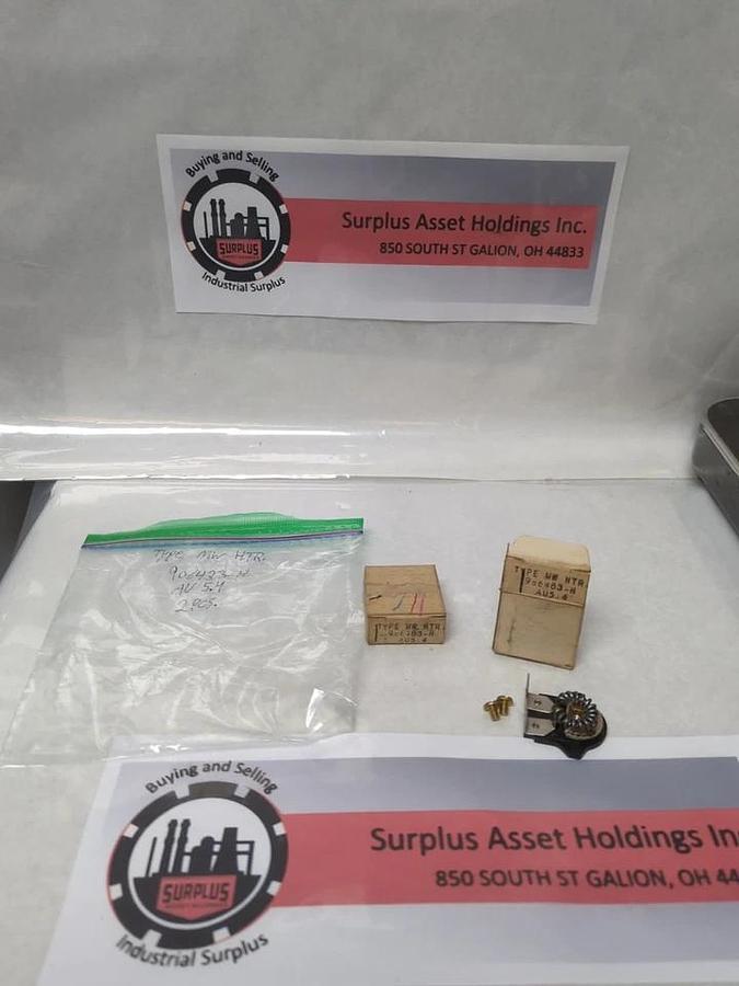 WESTINGHOUSE,966-483-H,TYPE MW OVERLOAD THERMAL HEATER RELAY LOT OF 2 NOS