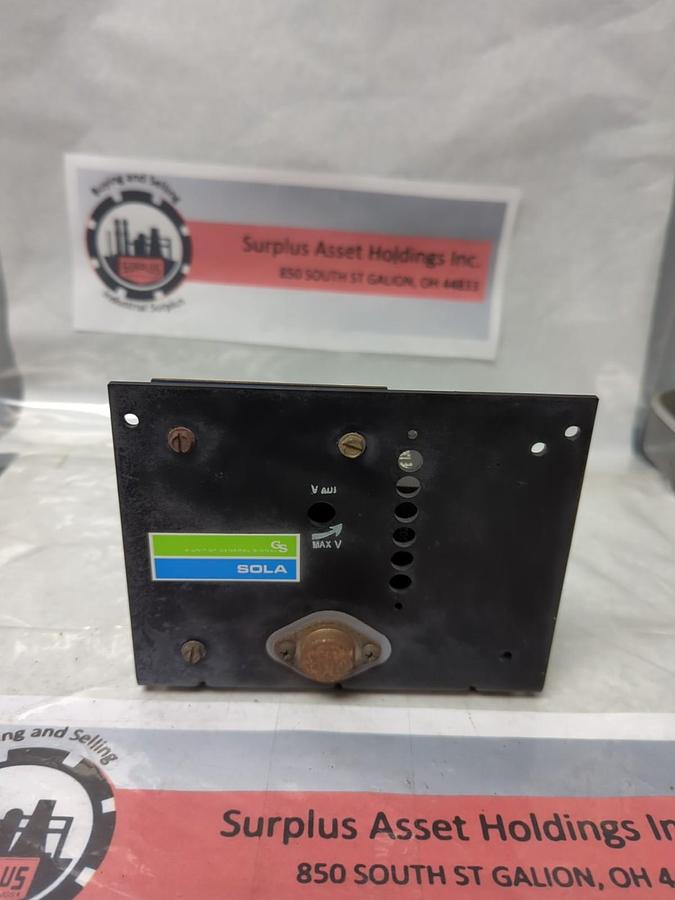 Used SOLA,83-24-225-2,POWER SUPPLY 120-240VAC 2.5 AMP PRE-OWNED