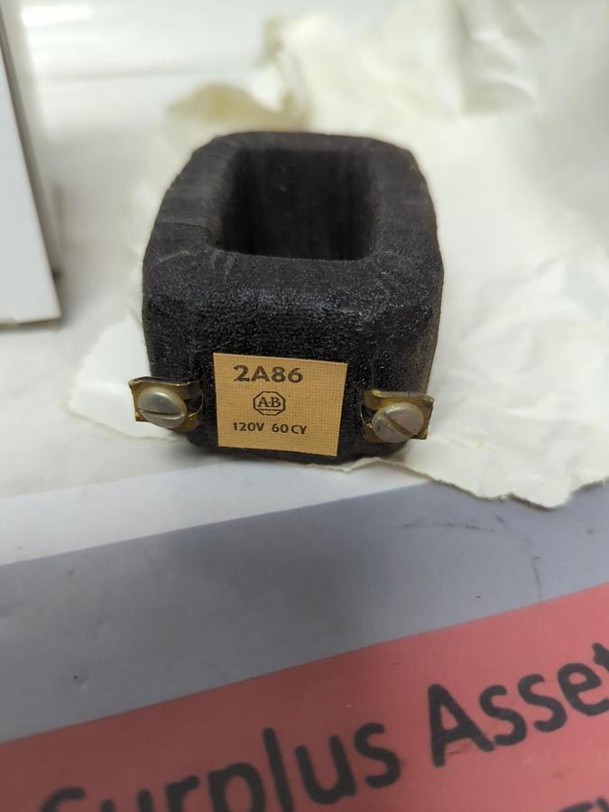 Used ALLEN-BRADLEY,2A86,COIL 120V 60CY PRE-OWNED
