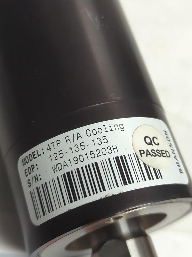 Used BRANSON,4TP-R/A,COOLING ULTRA SONIC CONVERTER 125-135-135 PRE-OWNED