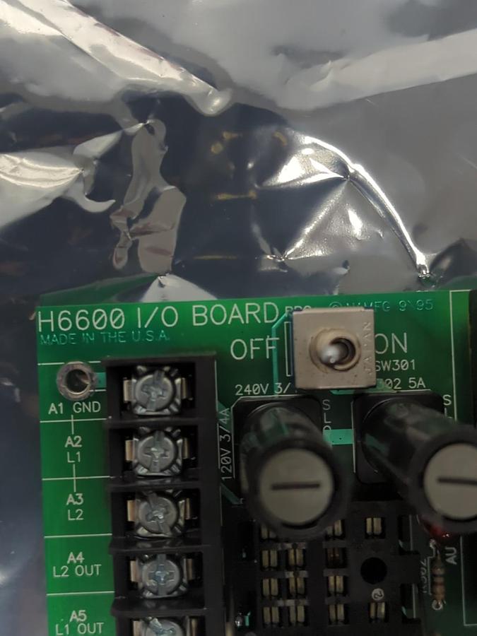 Used NORTH AMERICAN,MODEL H6600,AMPLIFIER I/O BOARD PRE-OWNED