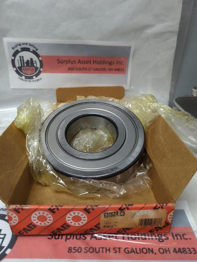 FAG,6315ZR.C3,DEEP GROOVE BALL BEARING NOS