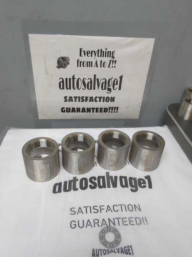 HAITIMA,SP-114-150 316,1-1/2 INCH STAINLESS STEEL COUPLING SOCKET LOT OF 4 NOS