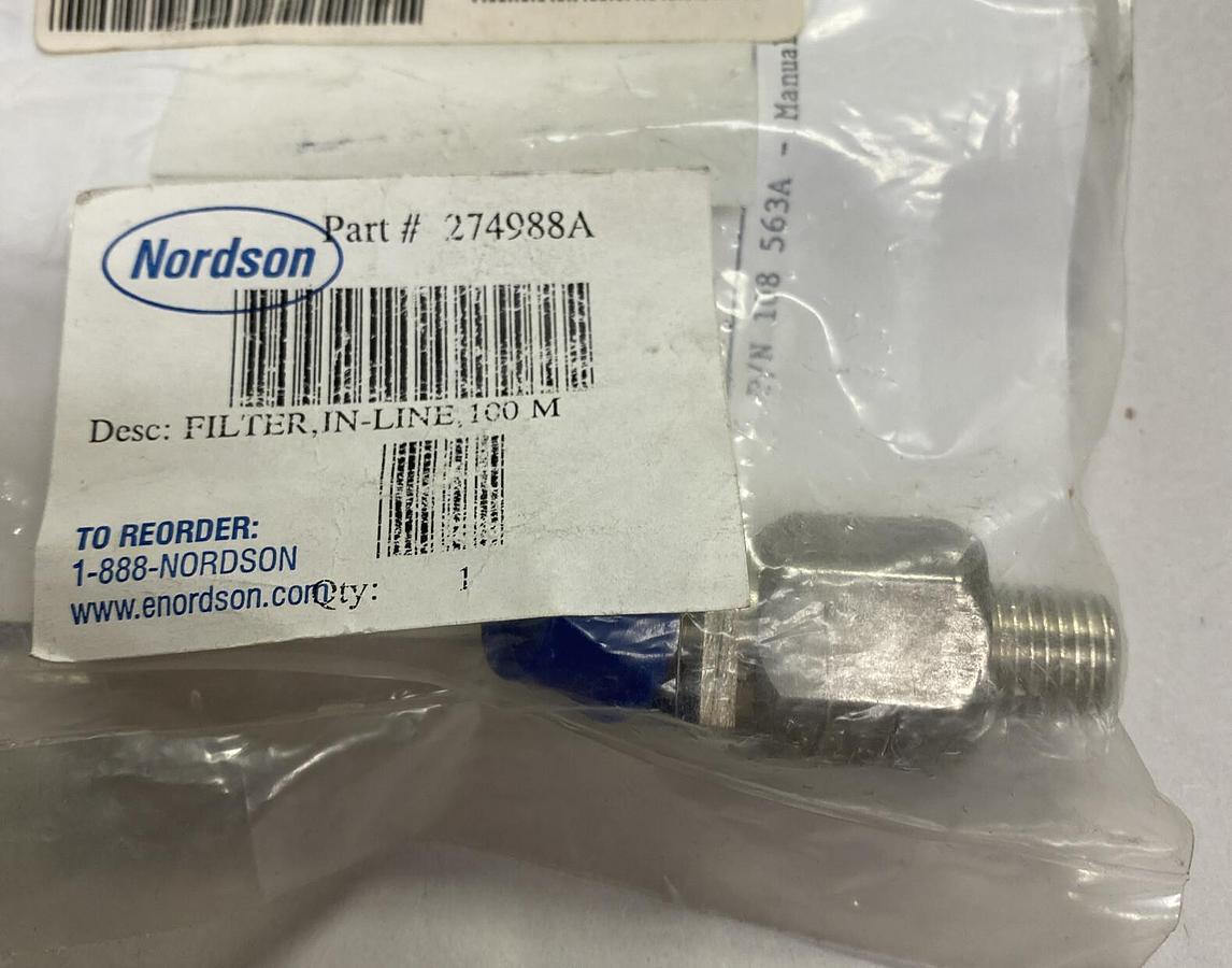 Used NORDSON,274988A,IN-LINE FILTER NEW