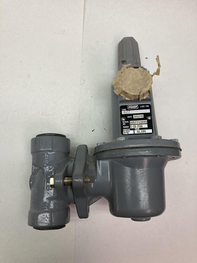 Used Fisher,Type 627,Gas Pressure Regulator 3/8 Inch