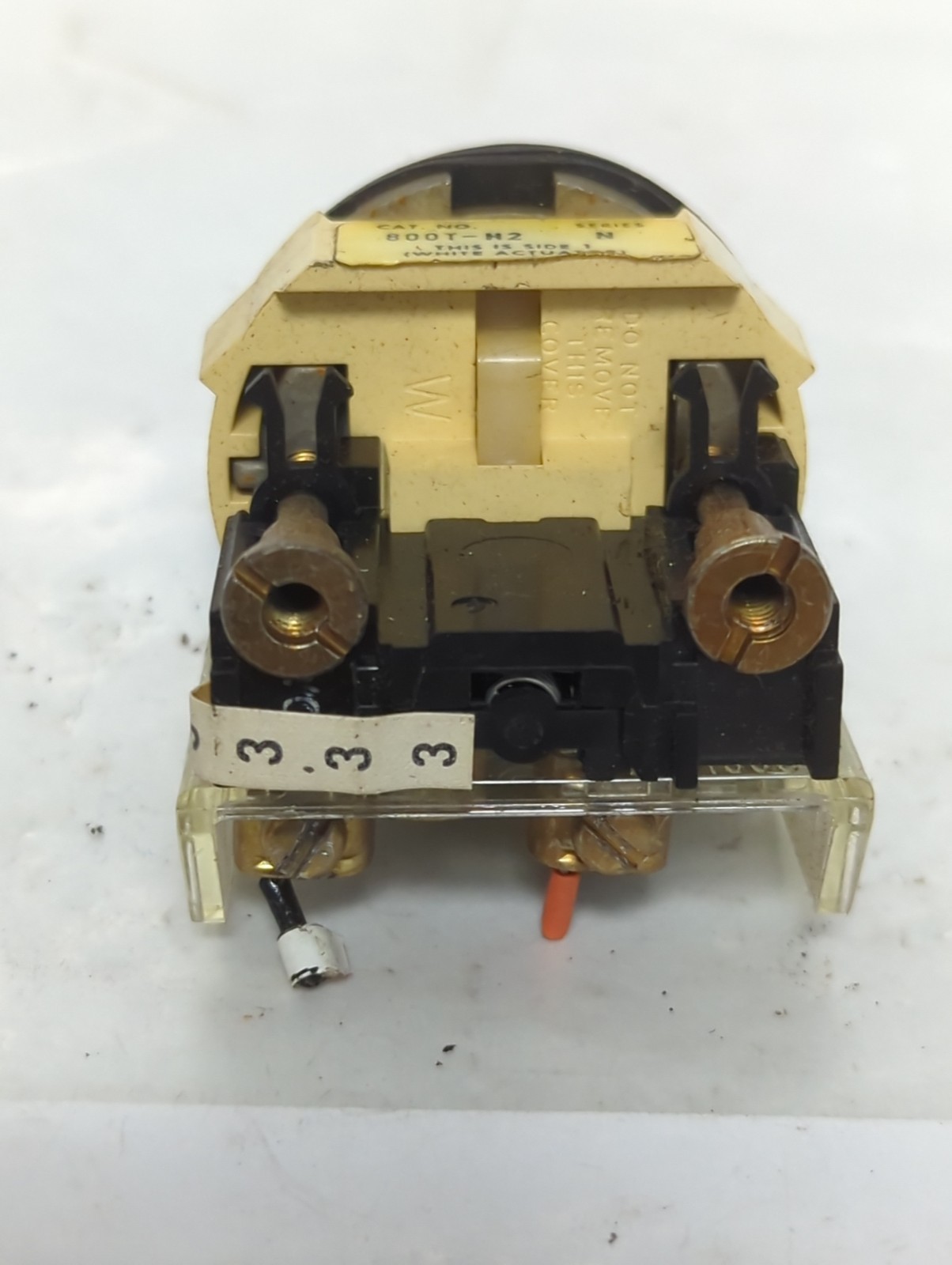 Used ALLEN BRADLEY,800T-H2,SERIES N SELECTOR SWITCH PRE-OWNED