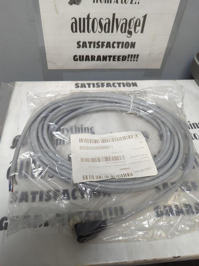Used MURR ELEKTRONIK,7000-13261-3351000,M12 FEMALE 90° W/ CABLE PUR 4X0.34 1OM AWG 22