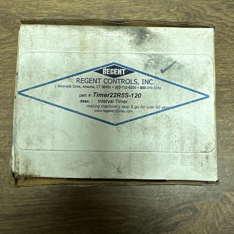 Used Regent Controls,22-120 R5S,Interval Timer