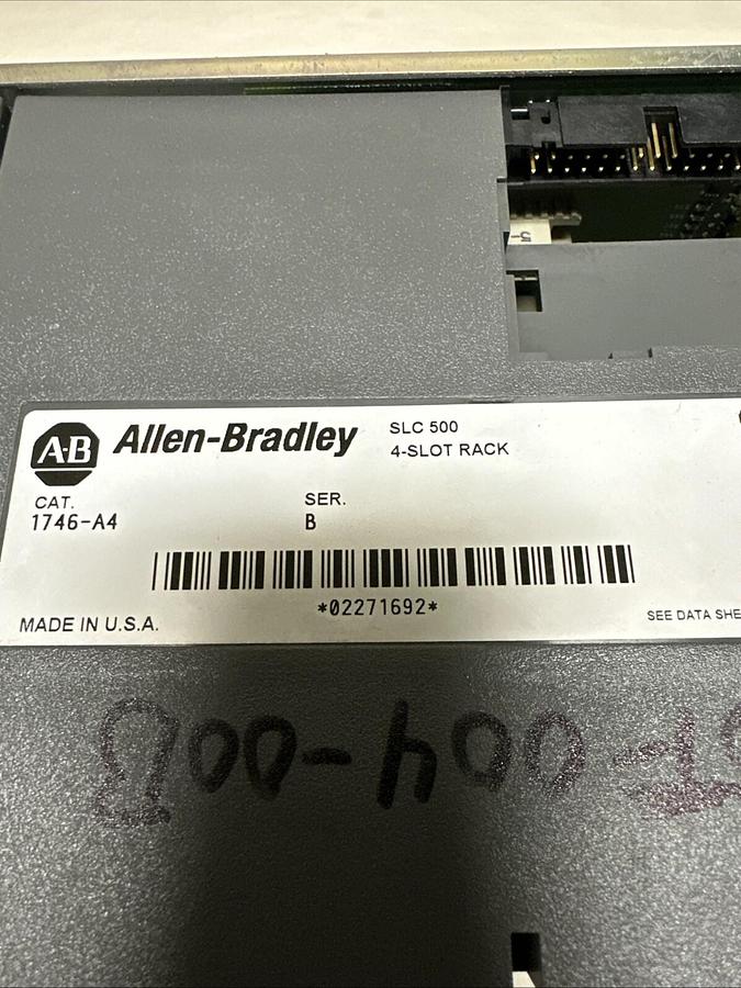 Used Allen Bradley,1746-A4,4 Slot SLC500 Rack