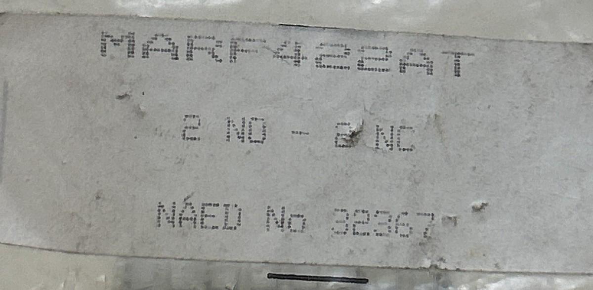 AGUT,MARF422AT,AUXILIARY CONTACT NOS