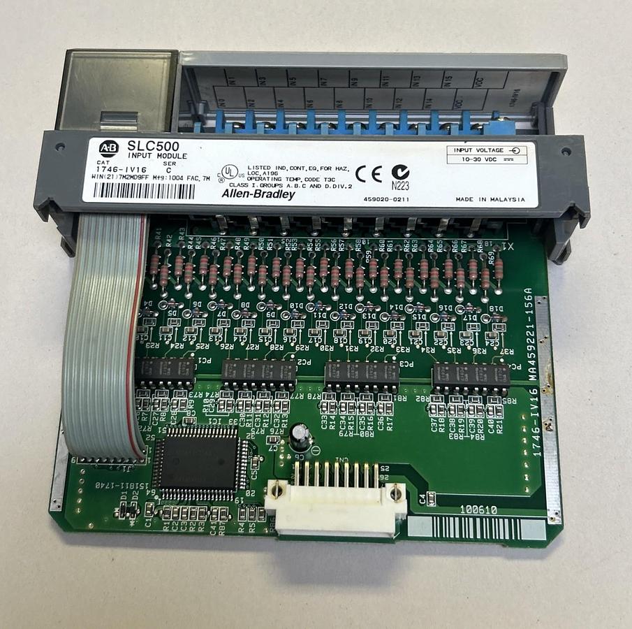 Used ALLEN BRADLEY,1746-IV16,SLC500 INPUT MODULE