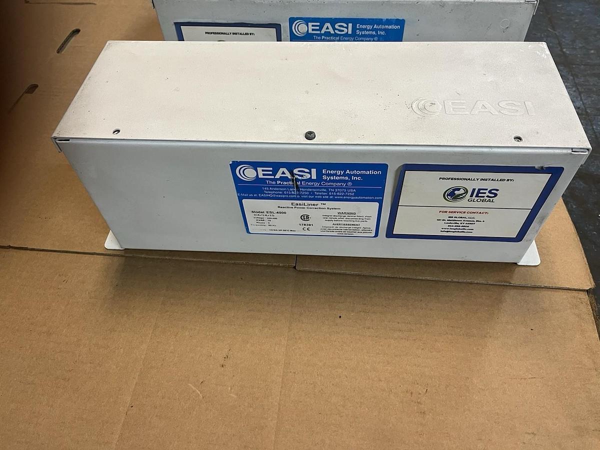 Used EASI,ESL-4500,Easiliner REACTIVE POWER CORRECTION SYSTEM 15KVAR 480V 3PH