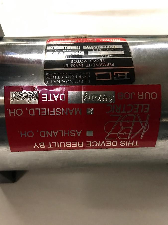 Used Electro-Craft,0703-03-045,Permanent Magnet Servo Motor