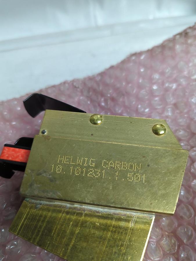 Used HELWIG CARBON,10.101231.1.501,CARBON BRUSH HOLDER PRE-OWNED