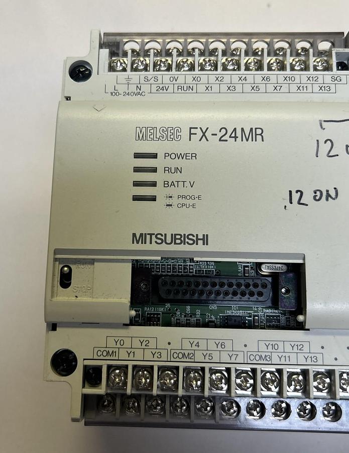 Used MITSUBISHI,FX-24MR-ES/UL,PROGRAMMABLE CONTROLLER