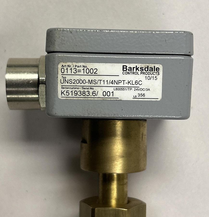 BARKSDALE,UNS2000MS/T11/4NPT-KL6C,MULTI LEVEL SWITCH NOS