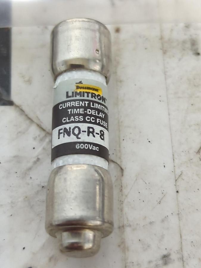 COOPER BUSSMANN,FNQ-R-8,TIME-DELAY FUSES LOT OF 7 NOS