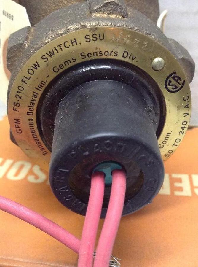 GEMS,FS-210,FLOW SWITCH 50-240VAC