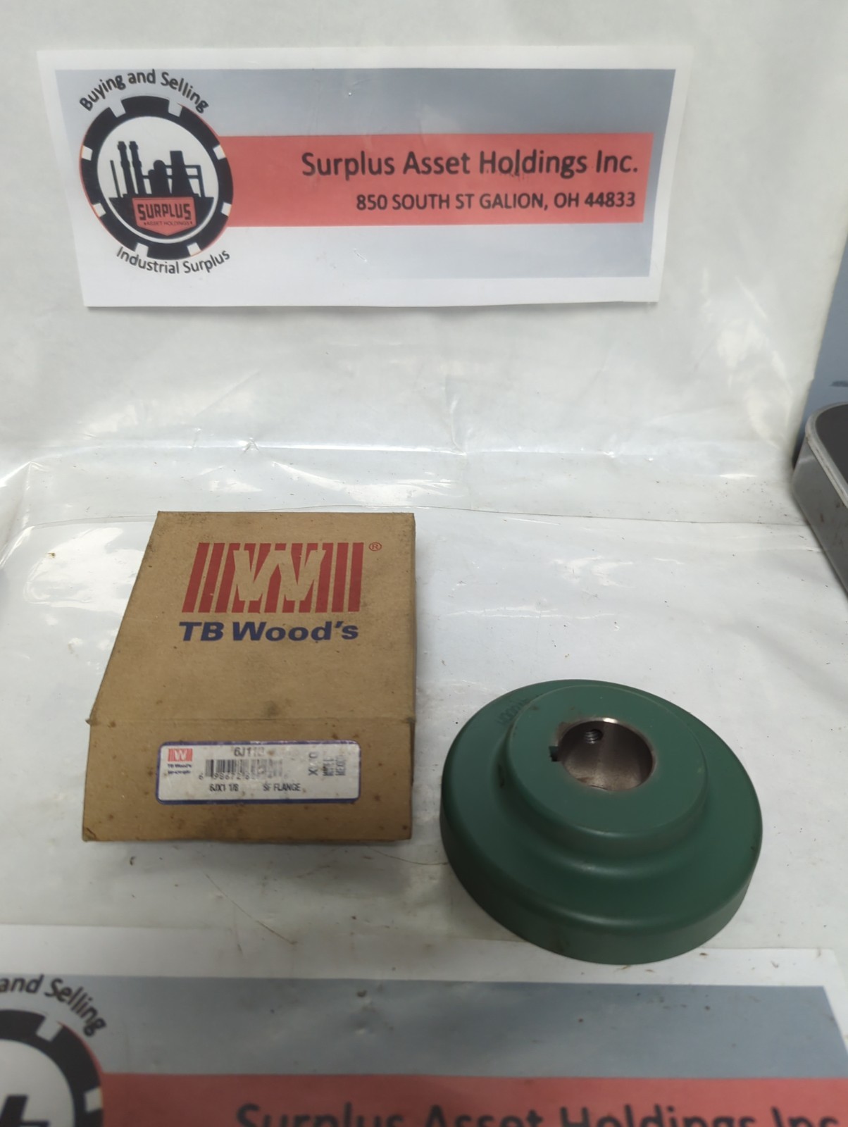 TB WOOD'S,6J118,SURE-FLEX FLANGE 1-1/8 INCH NOS