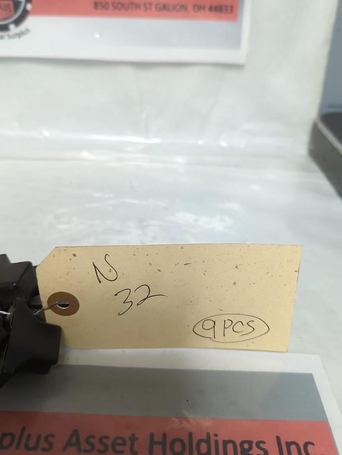 Used ALLEN BRADLEY,N32,THERMAL OVERLOAD HEATER ELEMENT LOT OF 9 PRE-OWNED