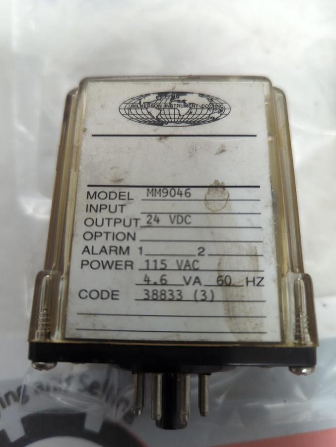 Used WILKERSON,MM9046,RELAY 24VDC LOT OF 2 PRE-OWNED