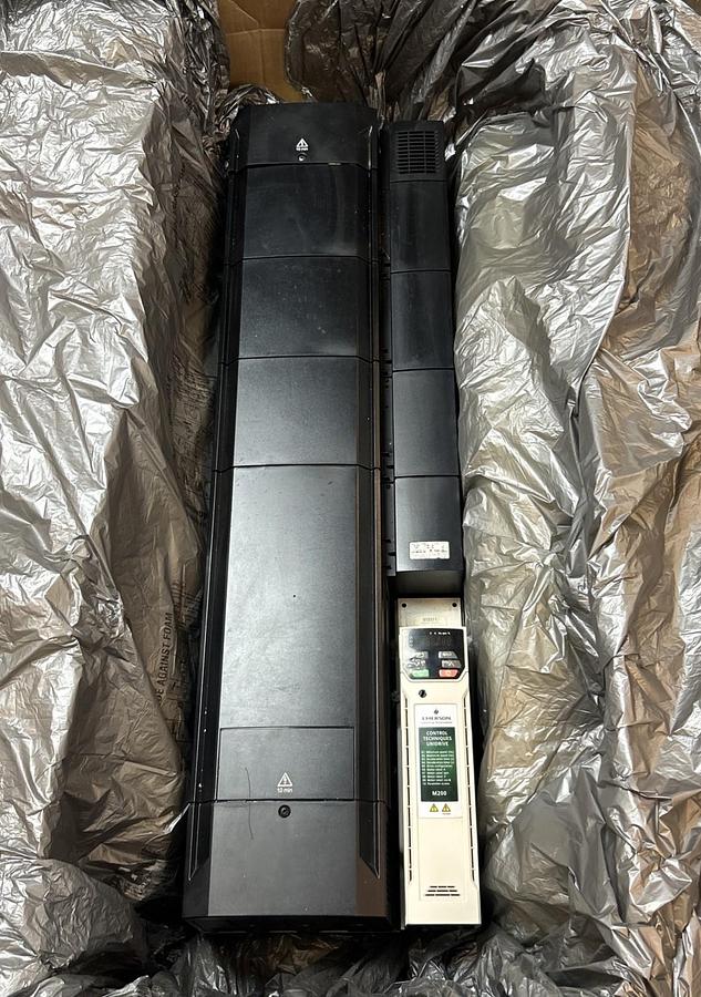 Used CONTROL TECHNIQUES,M200-09402000A10101AB100,VARIABLE SPEED AC SERVO DRIVE 150HP