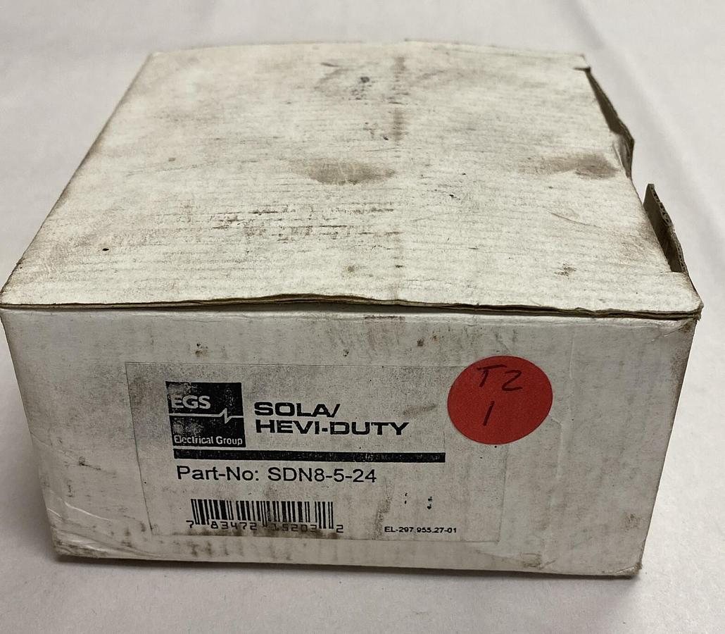 SOLA,SDN8-5-24,HEAVI-DUTY Power Supply NOS