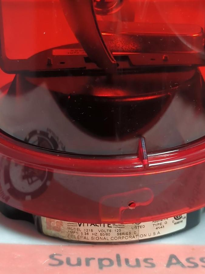 Used FEDERAL SIGNAL,121S,VITALITE 50/60HZ PRE-OWNED