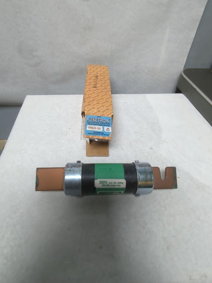 BUSSMANN,FRN-R-150,FUSETRON 150 AMP FUSE NOS