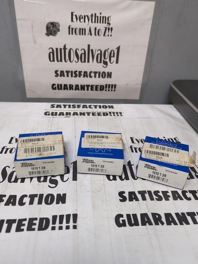 MARTIN,1610 1-3/8,TAPER BUSHINGS LOT OF 3 NEW