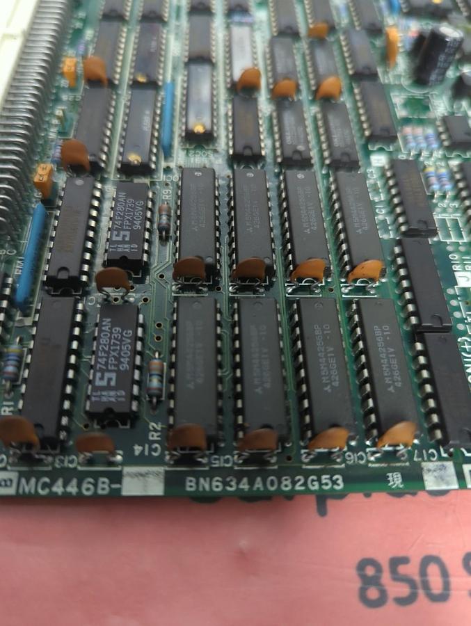 Used MITSUBISHI,BN634A082G532,CIRCUIT BOARD MC446 PRE-OWNED