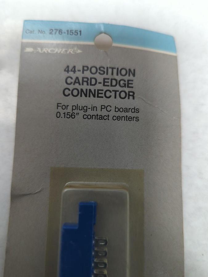ARCHER,276-1551,44-POSITION CARD EDGE CONNECTOR NOS