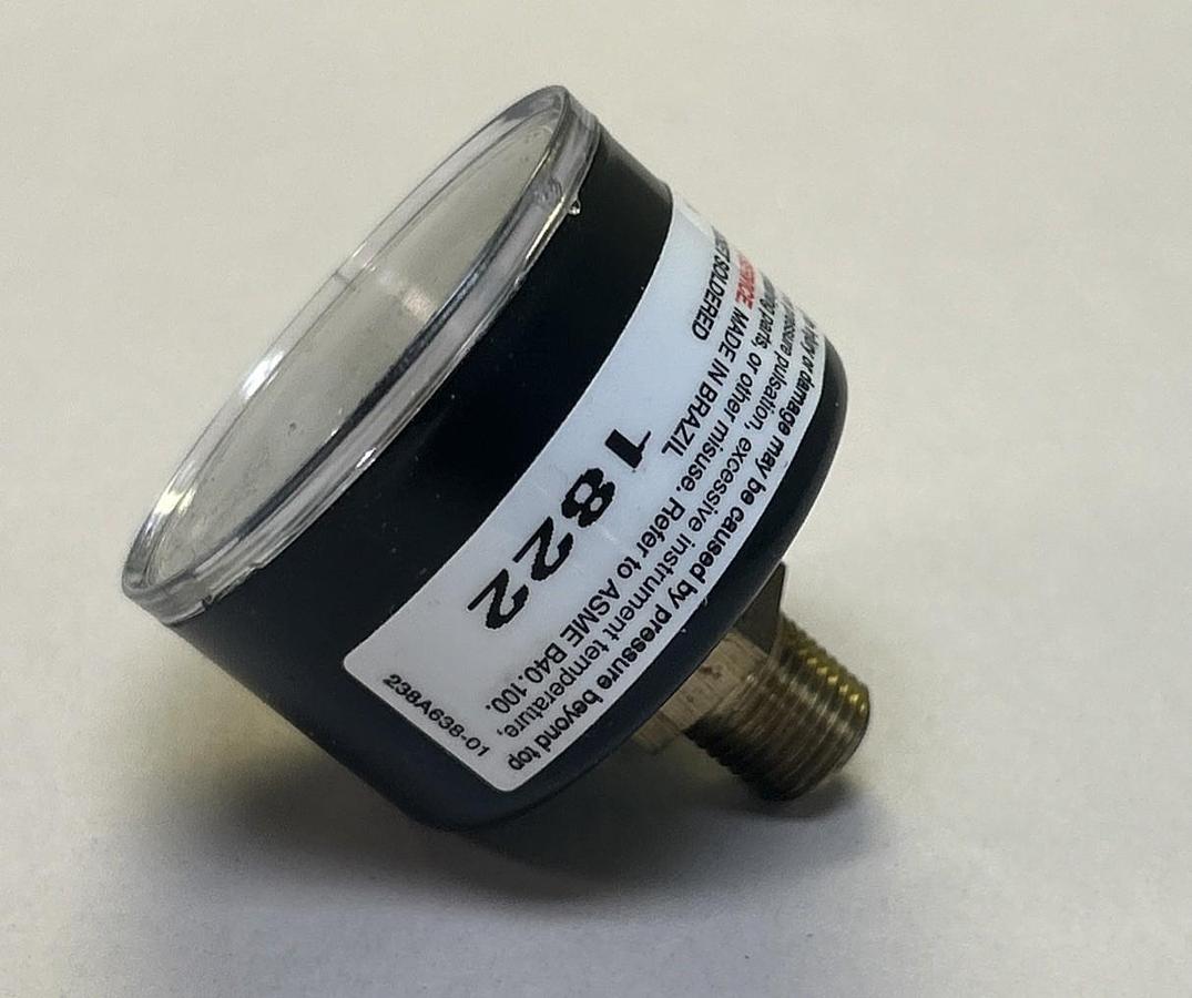 Used ASHCROFT,15W1005H01B60,PRESSURE GAUGE 0-60 PSI 1-1/2 INCH CASE 1/8INCH NPT NOS